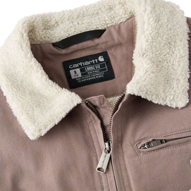 Women's Crawford Sherpa Detroit Jacket | Stone Brown
