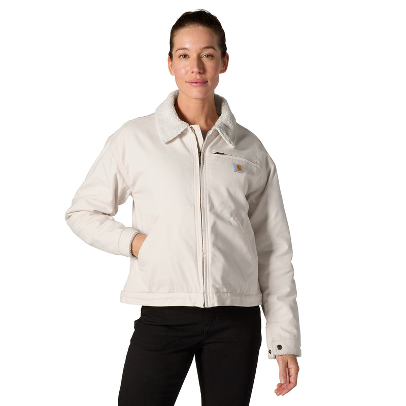 Women's Crawford Sherpa Detroit Jacket | Natural