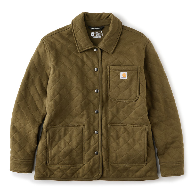 Women's Paxton Quilted Shirt Jac | Burnished Logs