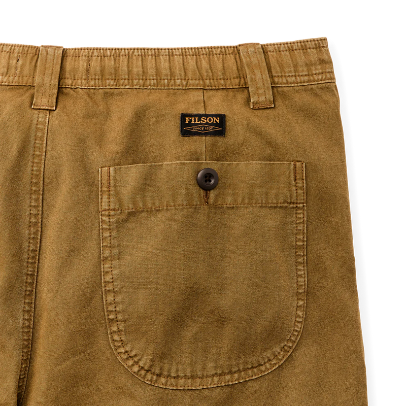 Men's Oakville Canvas Shorts | Bronze Brown