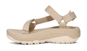 Beige platform sandal on a white background.