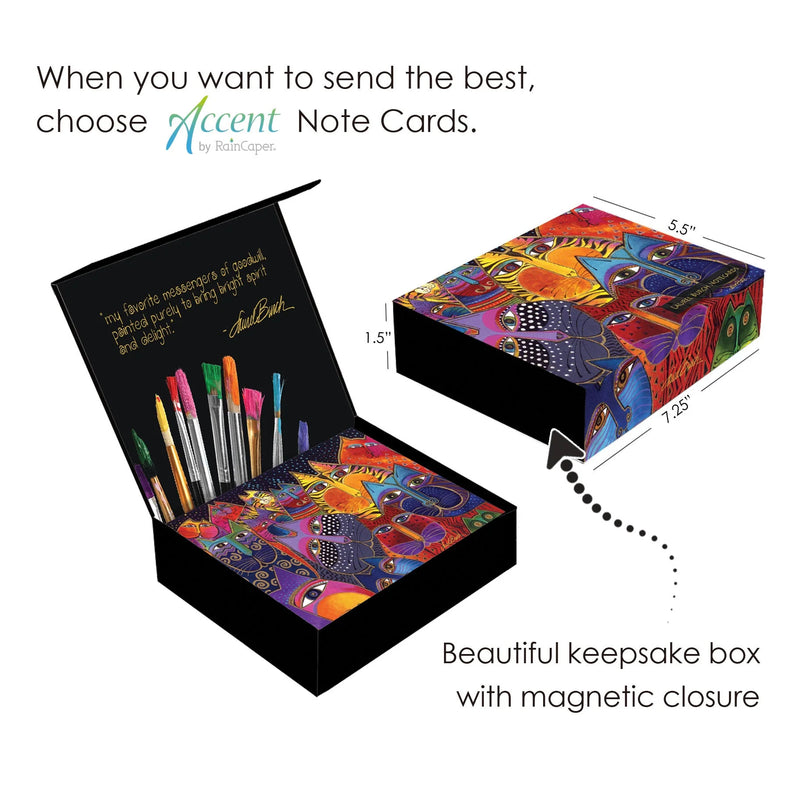 Note Cards Gift Pack | Laurel Burch Cats