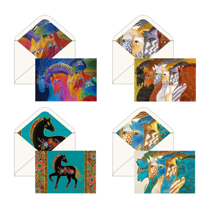 Note Cards Gift Pack | Laurel Burch Horses