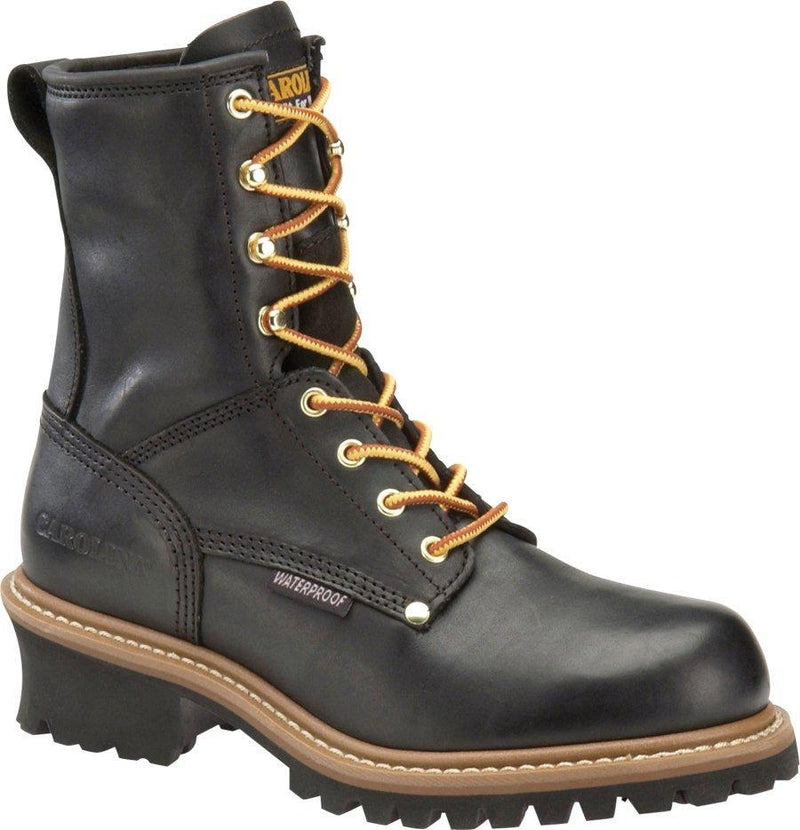 Men's 8 Waterproof Logger | Black