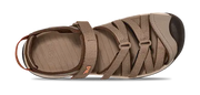 Brown sandal on a white background.