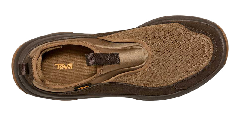 Brown Teva shoe on a white background