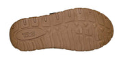 Brown shoe sole with Teva logo on a white background