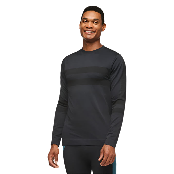 Men's Debajo Seamless Baselayer Crew Long Sleeve Tee