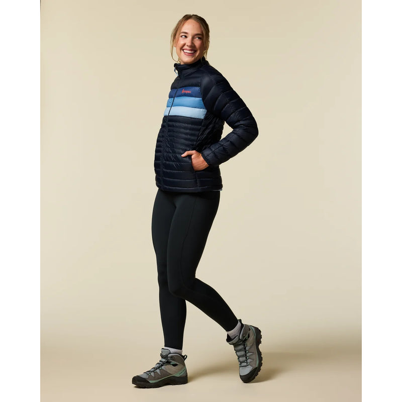 Women's Fuego Down Jacket | Carbon Stripes