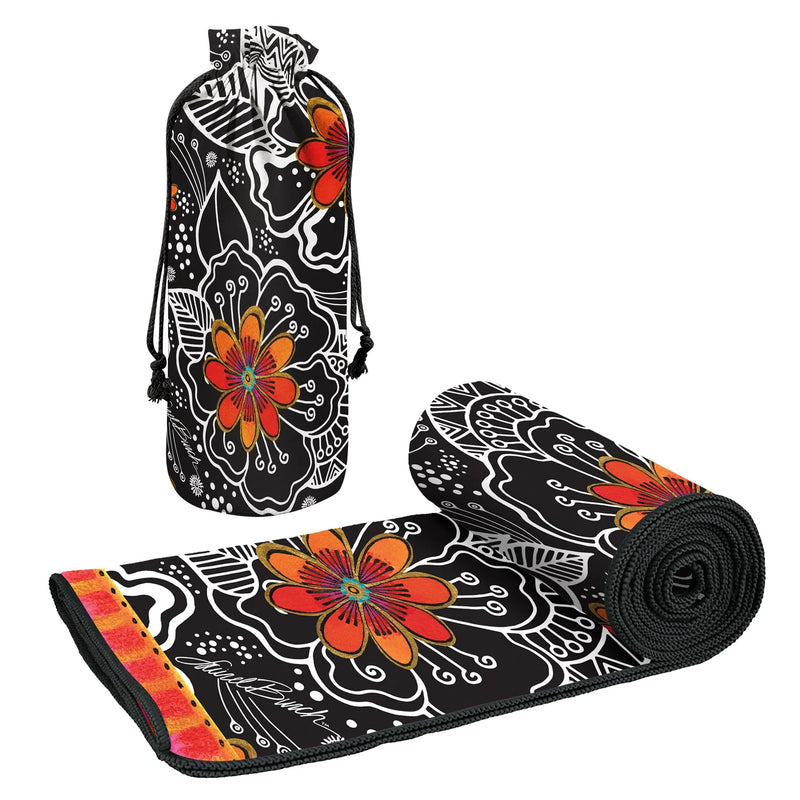 Oversized Beach Towel 40x63" - Microfiber, Quick-Dry with Drawstring Pouch