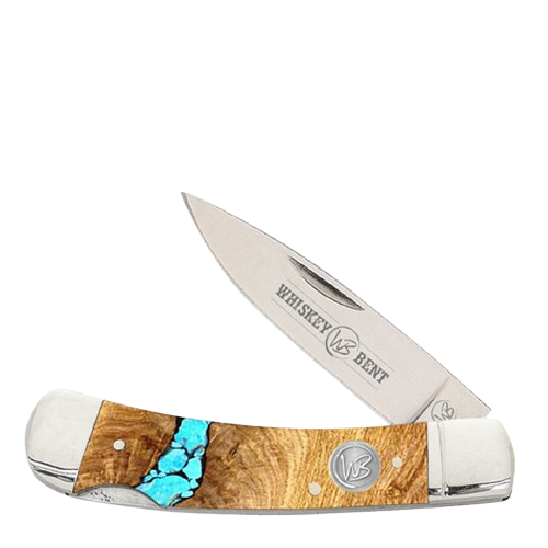 Lockblade Acrylic Handle Pocket Knife | Turquoise River