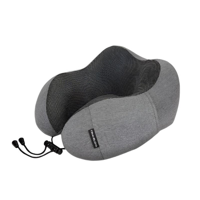 Contoured Memory Foam Travel Pillow