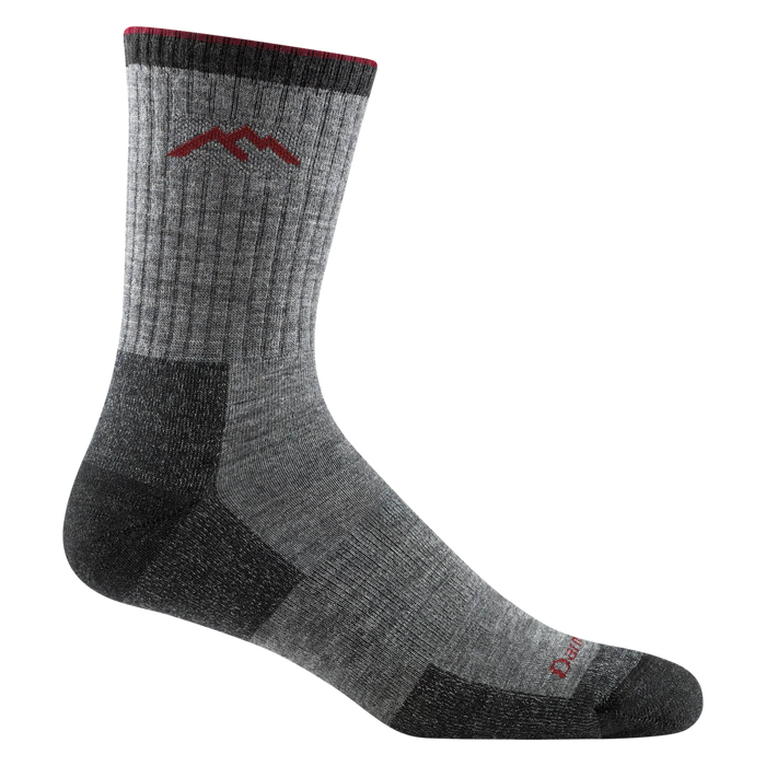 Darn Tough Mens Hiker Micro Crew Cushion Socks | CHARCOAL