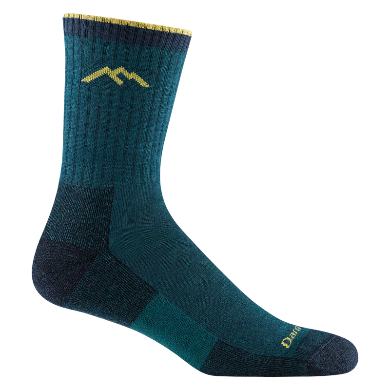 Men's Hiker Micro Crew Midweight Hiking Socks | Dark Teal