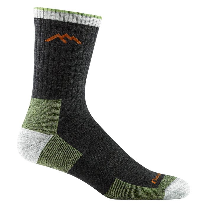 Darn Tough Mens Hiker Micro Crew Cushion Socks | LIME