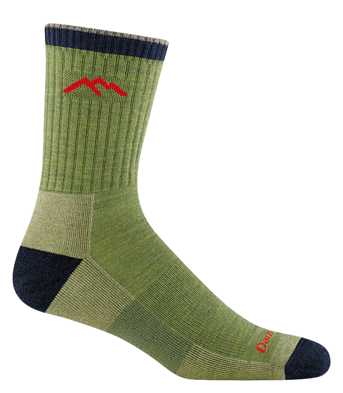 Men's Hiker Micro Crew Midweight Hiking Socks | Willow