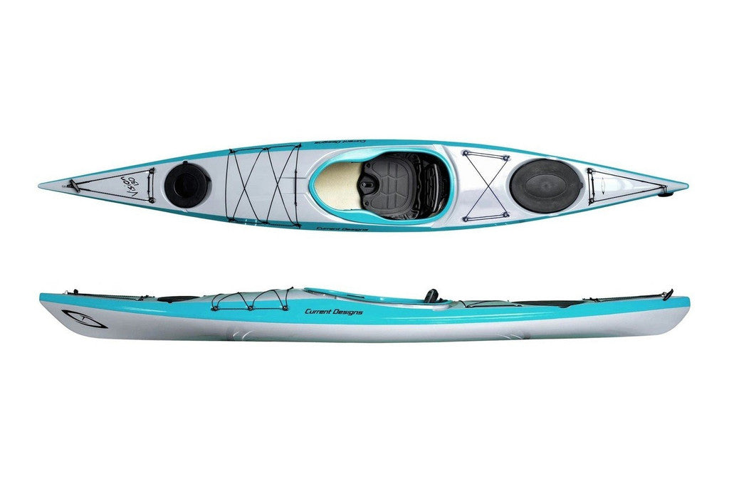 Current Designs Vision 130 Hybrid Kayak with Skeg