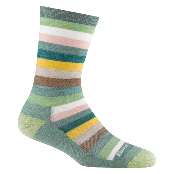 Darn Tough Womens Mystic Stripe Crew Light Cushion Socks