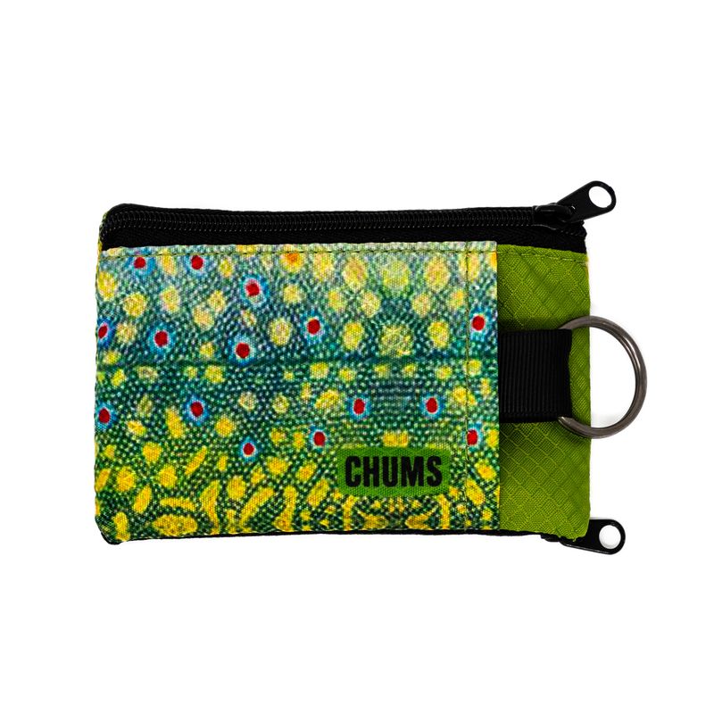 Chums Earl Fish Print Surfshort Wallet | Brook Trout
