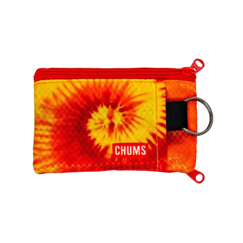 Chums Earl Fish Print Surfshort Wallet | Orange Tie Dye