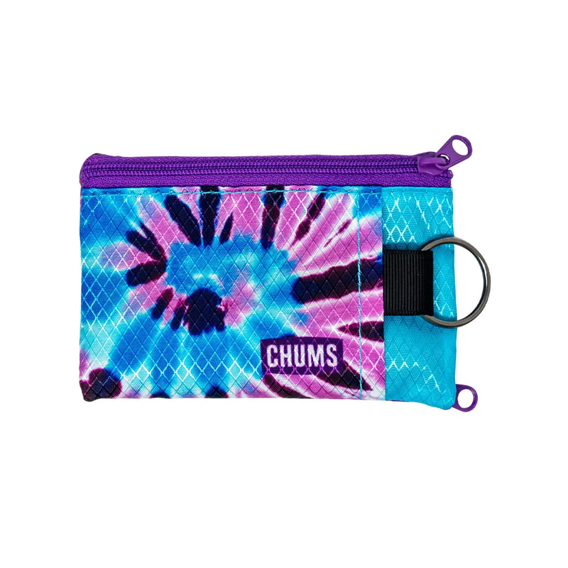 Chums Earl Fish Print Surfshort Wallet | Purple Tie Dye