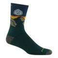 ATC Micro Crew Midweight Hiking Socks | Pine