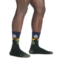 ATC Micro Crew Midweight Hiking Socks | Pine