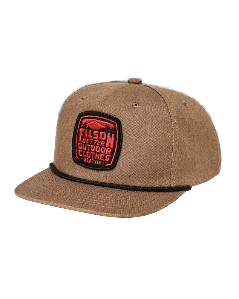 Trucker Cap With Graphic Patch | Light Brown