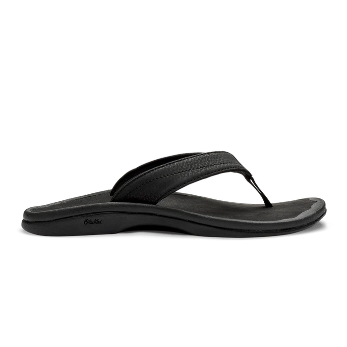 Olukai Womens Ohana | BLACK/BLACK