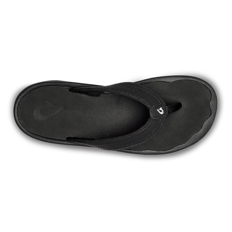 Olukai Womens Ohana | BLACK/BLACK