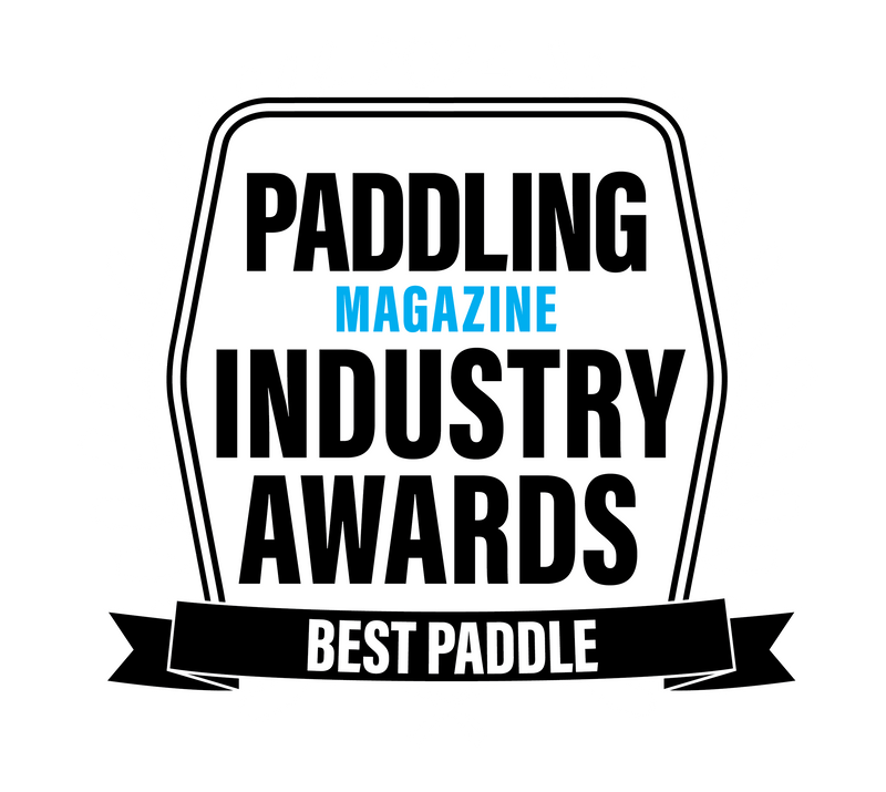Logo for Paddling Magazine Industry Awards Best Paddle on a white background