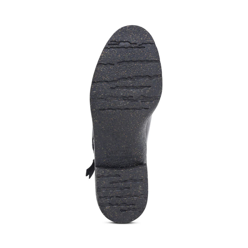 Black shoe sole on a white background