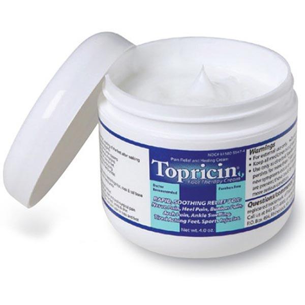 Topricin Foot Therapy Cream 4oz Jar