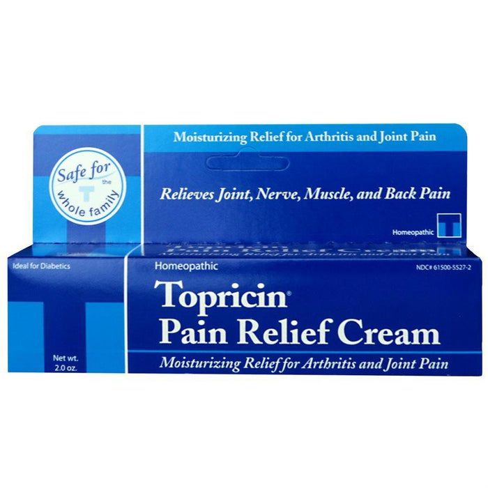 Topricin Pain Relief Cream 2oz Tube