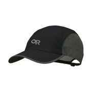 Black and grey cap on a white background.