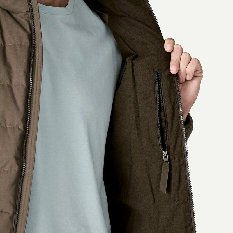 Men's Cotton Down Jacket | Marlow Brown