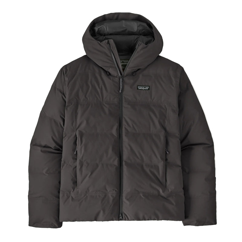 Dark gray jacket with a hood on a light gray background Patagonia 27921