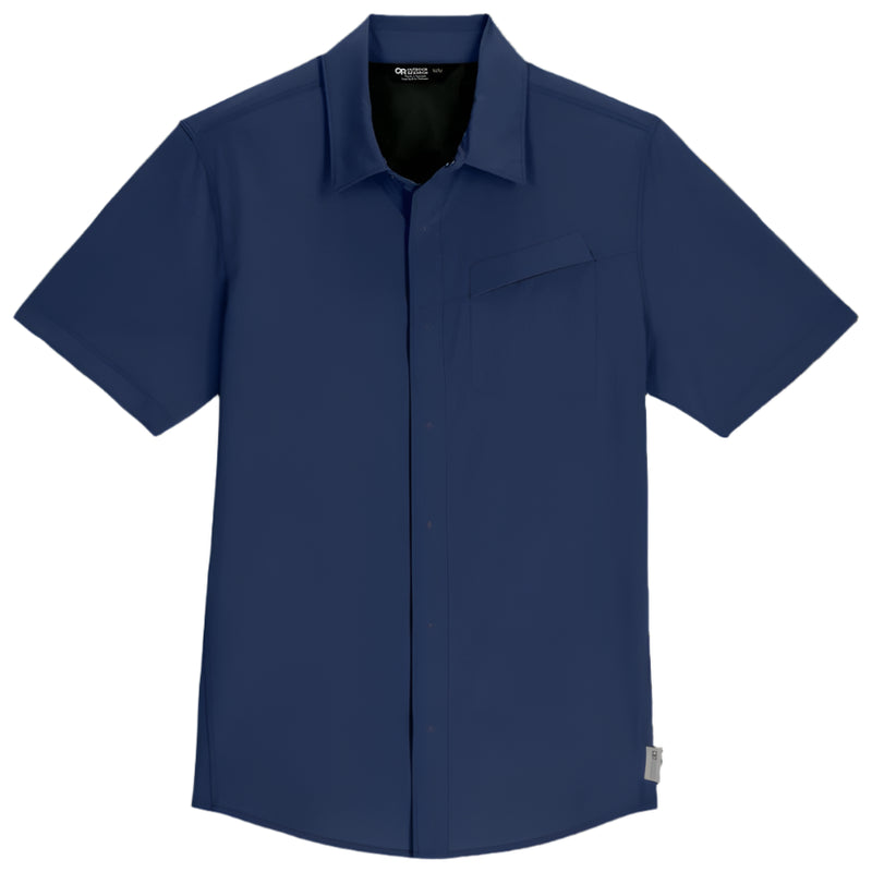 Men's Astroman Short Sleeve Button Sun Shirt 
