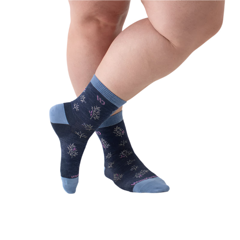 Women’s Foliage Lightweight Micro Crew Socks
