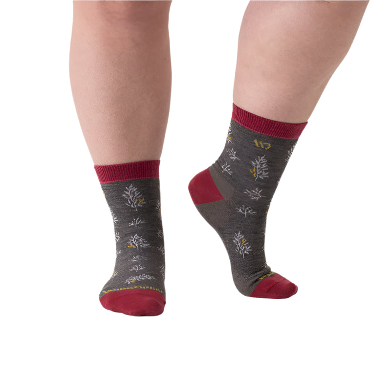 Women’s Foliage Lightweight Micro Crew Socks
