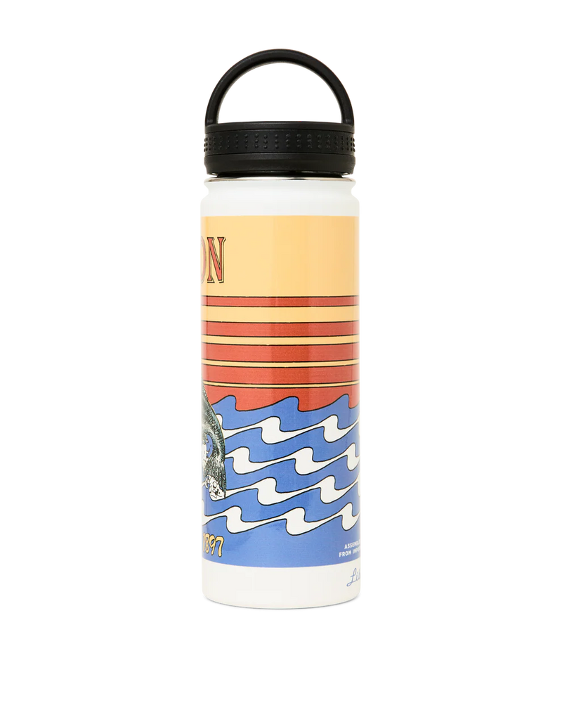 Insulated Water Bottle 20oz | White/Dusk Fish