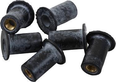 Sealect Designs 1/2" #8-32 Rubber Well Nuts