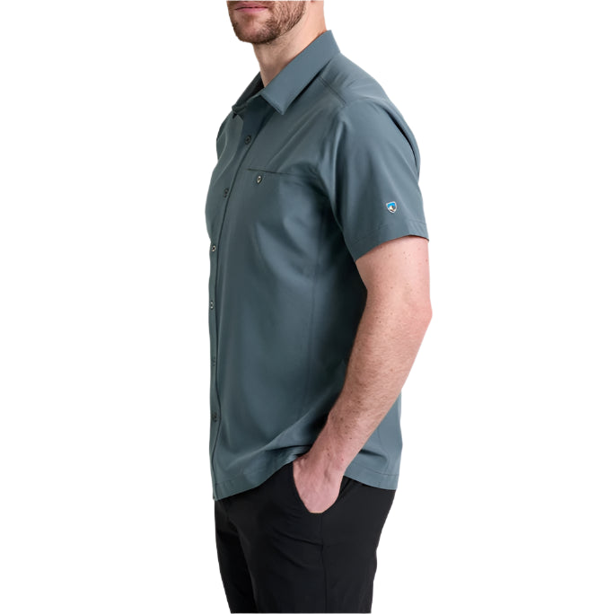 Men's Short Sleeve Renegade Shirt | Charcoal Blue