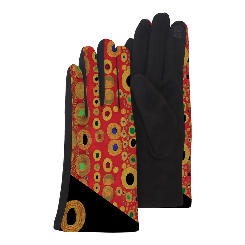 Women's Touch Screen Gloves | Klimt Hope II Red