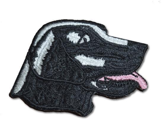 Labrador Retriever Head Embroidered Iron On Patch