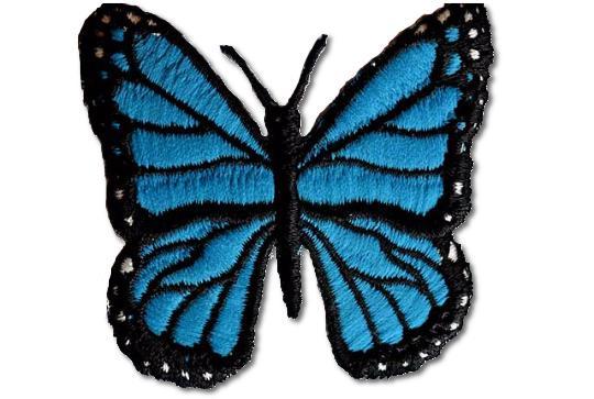 Butterfly Embroidered Iron-On Patch