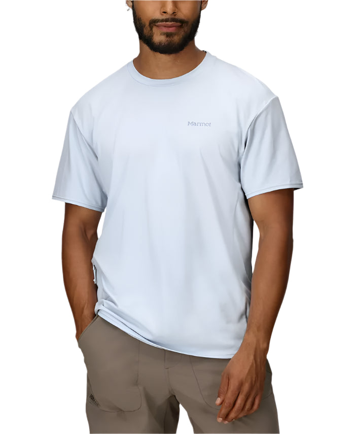 Men's Short Sleeve Air Exchange Solar Shield Crew | Vapor