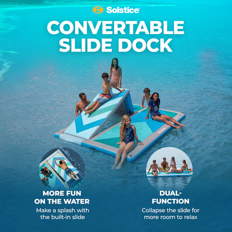 10' x 8' x 6" Inflatable Convertible Slide Dock