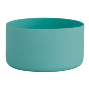 Teal-colored bowl on a white background