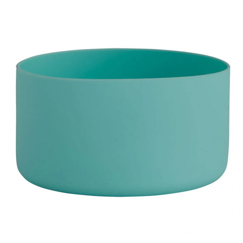 Teal-colored bowl on a white background